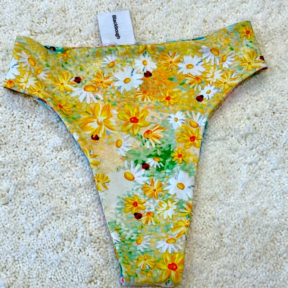 New Blackbough Multicolor Patchwork Bikini Bottom - image 5